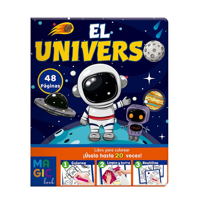 LIBRO COLOREAR MAGICO UNIVERSO