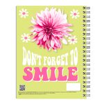 CUADERNO PROFESIONAL 100H RAYAS FLORES DE ONDA