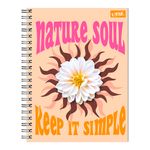 CUADERNO PROFESIONAL 100H RAYAS FLORES DE ONDA