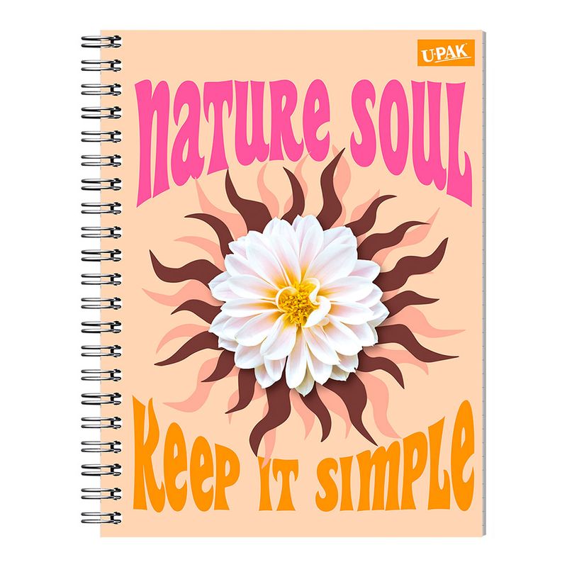 CUADERNO PROFESIONAL 100H RAYAS FLORES DE ONDA