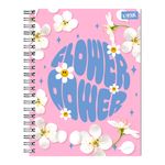 CUADERNO PROFESIONAL 100H C-7 FLORES DE ONDA