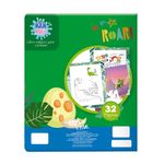 LIBRO COLOREAR AQUA MAGIC DINOSAURIOS