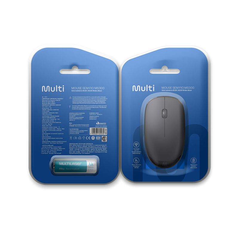 MOUSE INALAMBRICO MO380 1200DPI NEGRO