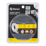 NANO CINTA DOBLE CARA STEREN SOPORTA 10KG REUTILIZABLE