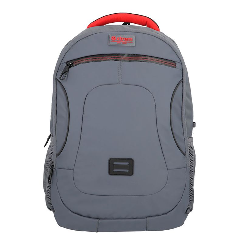 MOCHILA JUVENIL XTREME GAMMA GRIS/ROJO