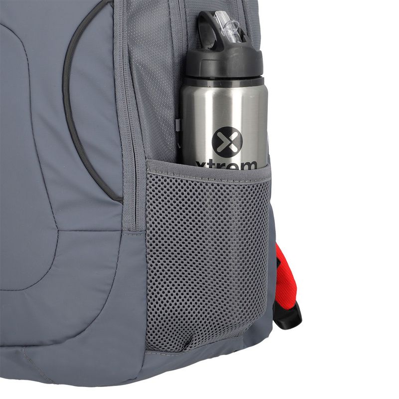 MOCHILA JUVENIL XTREME GAMMA GRIS/ROJO