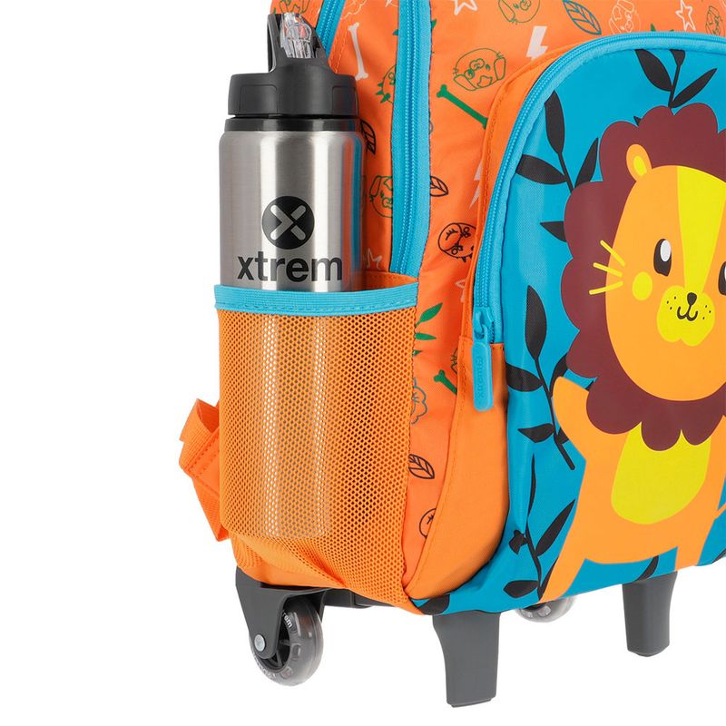 MOCHILA CON RUEDAS KINDER XTREME ORANGE LION