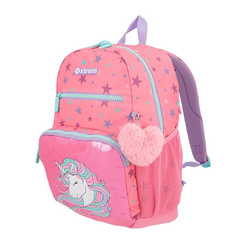 MOCHILA INFANTIL XTREM BOLT PINK UNICORN