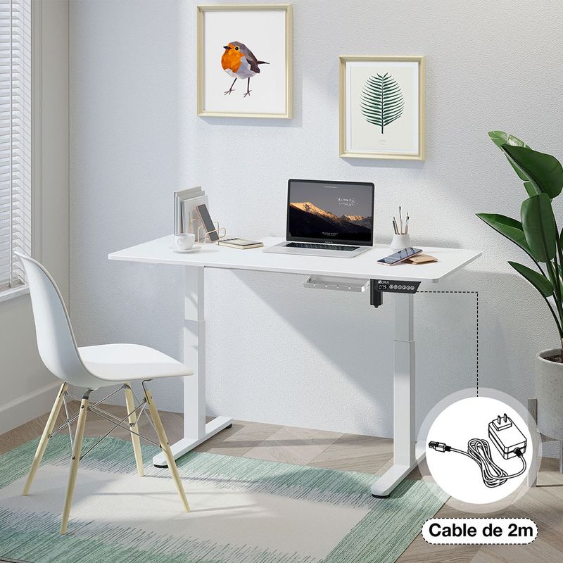MESA PARA LAPTOP AJUSTABLE ELECTRICA 1HORA ESCRITORIO ERGONOMICO