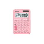 CALCULADORA ESCRITORIO CASIO MS-20UC-PK-W-DC 12DIG CHICA SOLAR/BATERIA ROSA