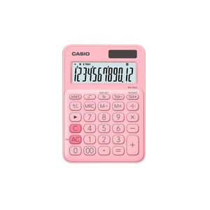 Calculadora Escritorio Casio Ms-20Uc-Pk-W-Dc 12Dig Chica Solar/Bateria Rosa Ms-20Uc-Pk-W-Dc