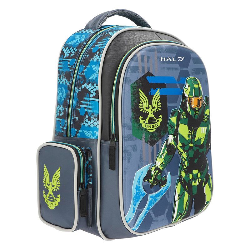 MOCHILA PRIMARIA HALO GRIS