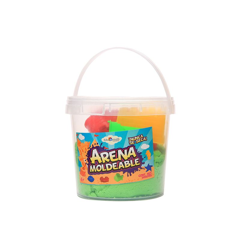 JUEGO DE ARENA PARA MOLDEAR 500GRS