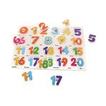 JUEGO MADERA DIDACTICO NUMEROS CON PIN