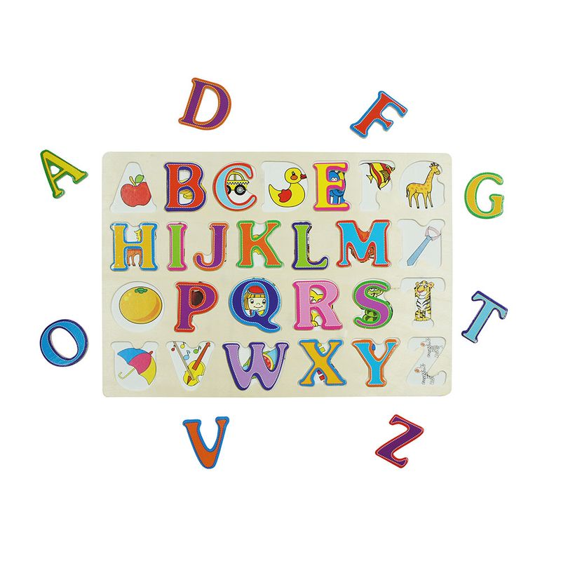 JUEGO MADERA DIDACTICO ABECEDARIO