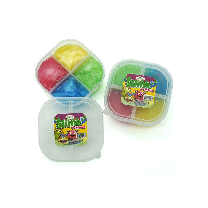 JUEGO DE SLIME 4 COLORES