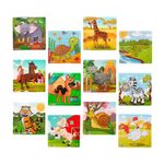 JUEGO MADERA ROMPECABEZAS ANIMALES SURTIDOS