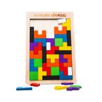 JUEGO MADERA ROMPECABEZAS BLOQUES LOGICOS