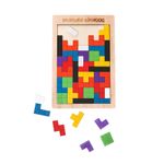 JUEGO MADERA ROMPECABEZAS BLOQUES LOGICOS