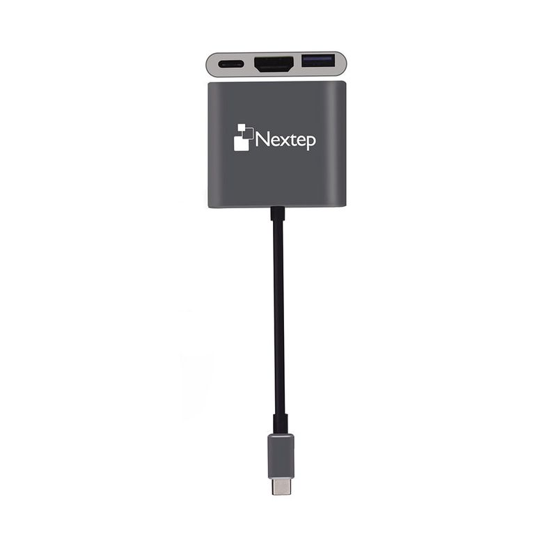HUB NEXTEP USB-C 3 EN 1 USB 30/HDMI 4K