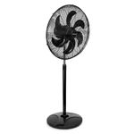 VENTILADOR DE PEDESTAL INDUSTRIAL 20 AIR FORCE ASPAS PLASTICAS REJILLAS METÁLICAS, NEGRO