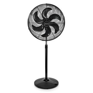 Ventilador De Pedestal 20" Air Force, Aspas Plástica Rejilla Metálica, Industrial, Negro M94411800/01