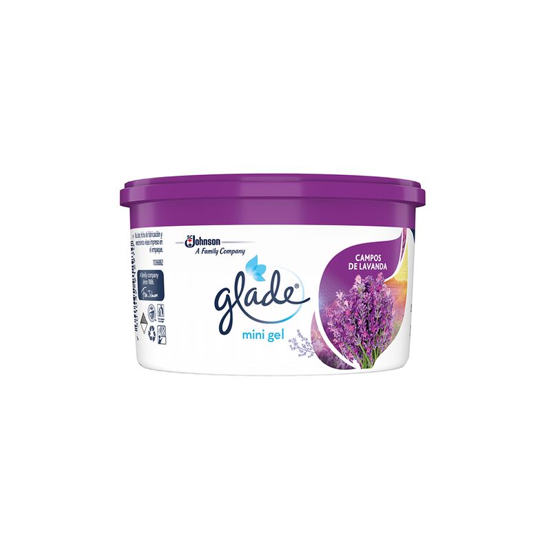 AROMATIZANTE GLADE MINI GEL CAMPOS DE LAVANDA 70GRS
