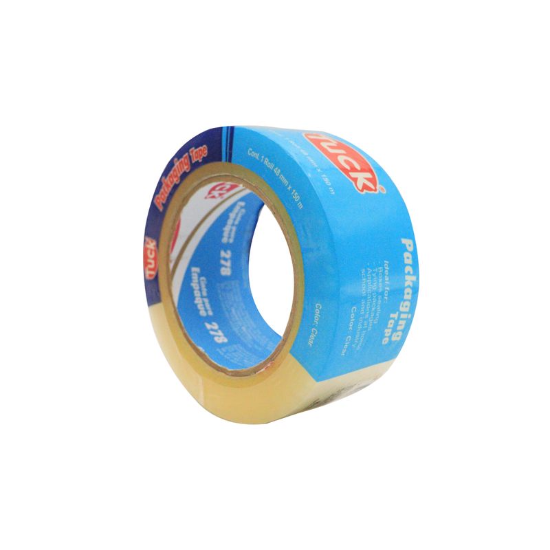 CINTA EMPAQUE ACRILICA TRANSP 48X150MTS TUK
