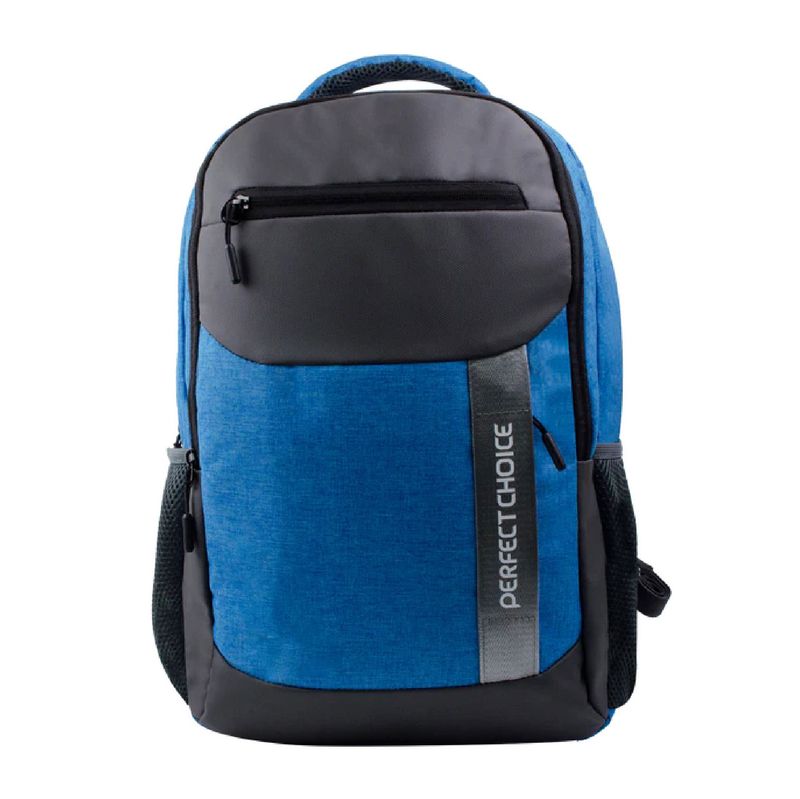 MOCHILA BACK PACK  PERFECT CHOICE P/LAPTOP 156" NEGRO AZUL