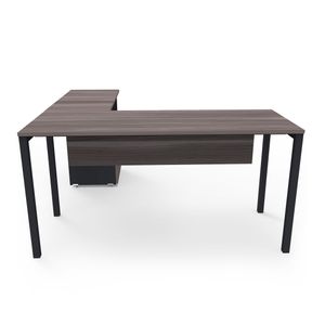 Conjunto Ejecutivo Trazzo De 1.50 Mt Cenizo Con Antracita G85Cer1501P1A