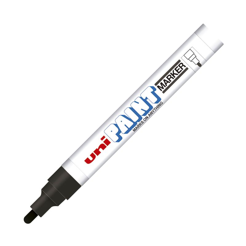 MARCADOR PERMANENTE UNI PAINT MARKER NEGRO PX-20