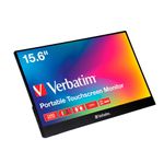 MONITOR PANTALLA TACTIL 156" VERBATIM PORTATIL FULL HD USB-C HDMI