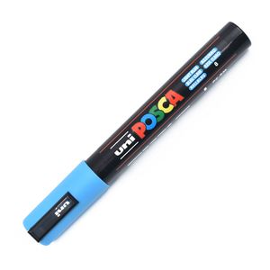 Marcador Grueso Uni Posca Azul Claro 315.Pc5M-Ac