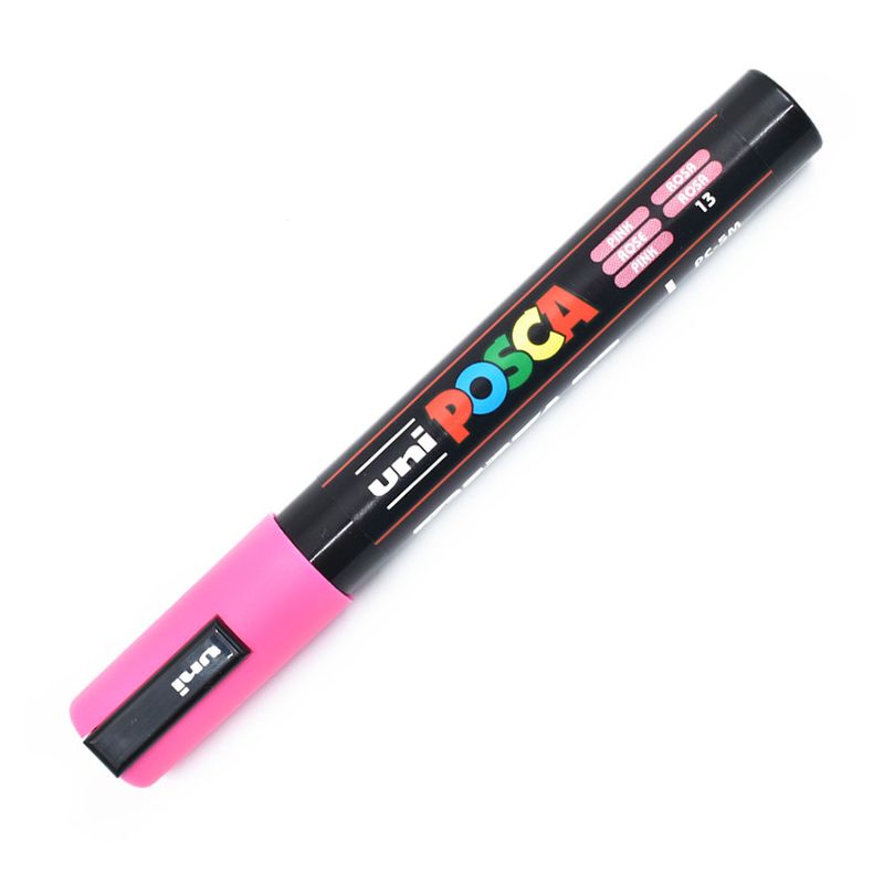 MARCADOR BASE AGUA GRUESO UNI POSCA ROSA