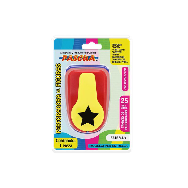 PERFORADORA DE ESTRELLA DE 25MM PASCUA