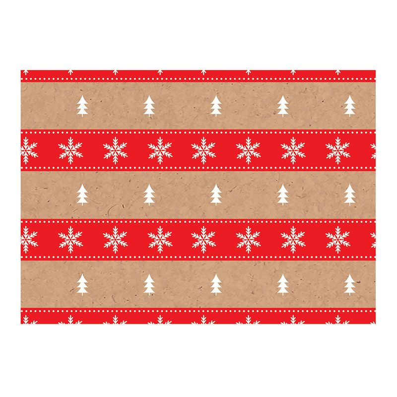 PAPEL KRAFT PARA ENVOLTURA NAVIDAD ROLLO C/2 DIPAK