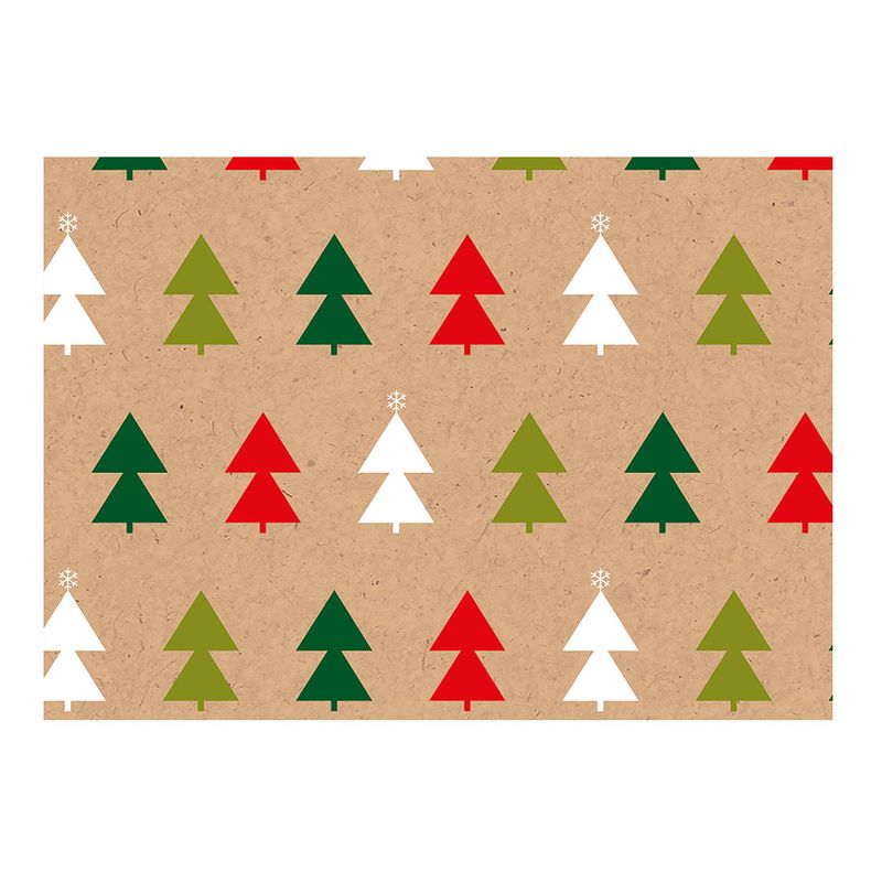 PAPEL KRAFT PARA ENVOLTURA NAVIDAD ROLLO C/2 DIPAK