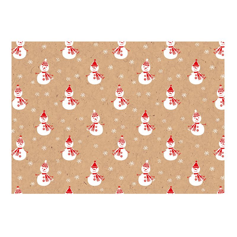 PAPEL KRAFT PARA ENVOLTURA NAVIDAD ROLLO C/2 DIPAK
