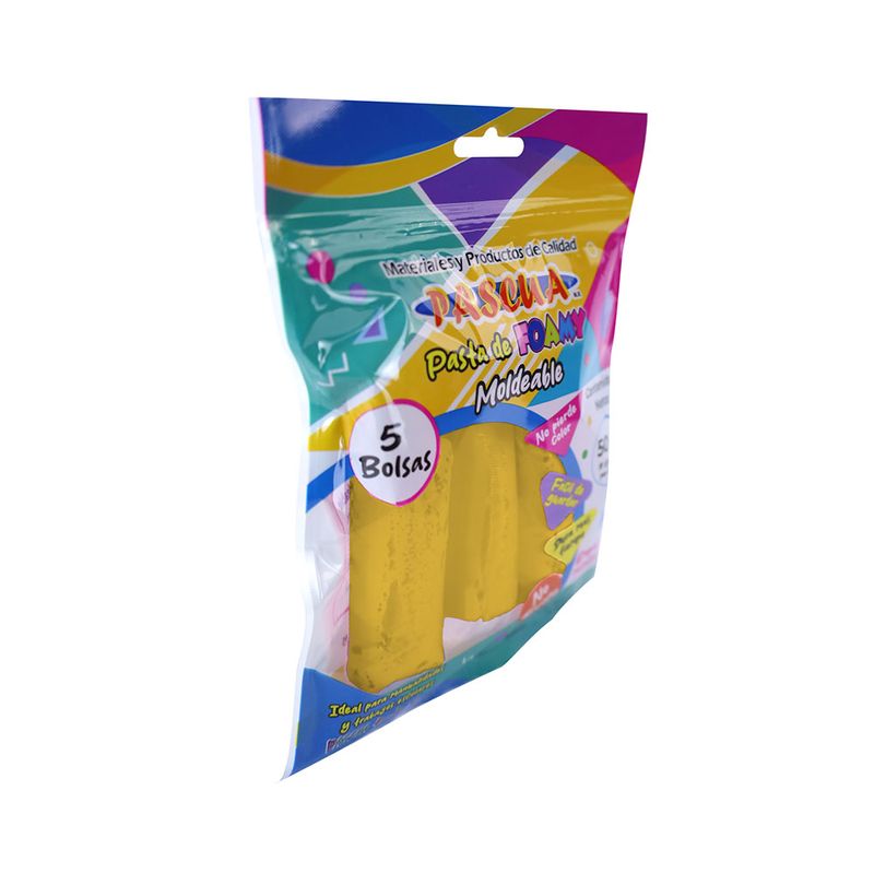 FOAMY MOLDEABLE AMARILLO CLARO MACARRON 50GRS PASCUA