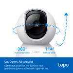 CAMARA WIFI PANORAMICA TP-LINK TAPO C210