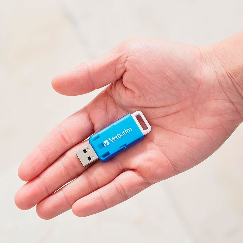 KIT 3 MEMORIAS USB 32GB VERBATIM USB 20 SEAGLASS