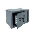 CAJA FUERTE ELECTRONICA GRIS 35CMX25CMX25CM
