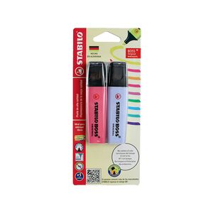 Marcatextos Stabilo Boss Rosa Cerezo/Azul Btl Con 2 B70/2-150-111