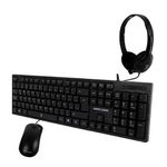 KIT ALAMBRICO TECLADO, MOUSE & DIADEMA 3 EN 1