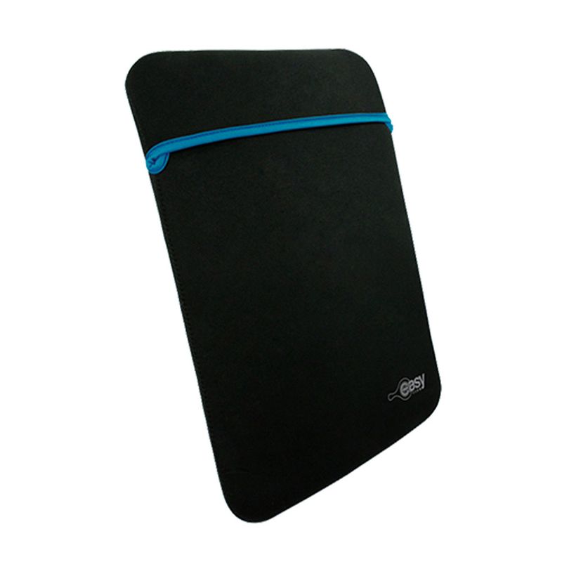 FUNDA REVERSIBLE PARA LAPTOP 14" AZUL-NEGRO