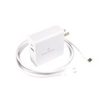 CARGADOR DE PARED USB TIPO-C & USB TIPO-A, 65W CARGA RÁPIDA