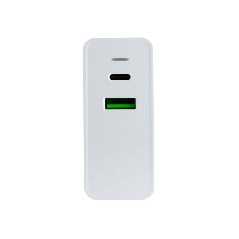CARGADOR DE PARED USB TIPO-C & USB TIPO-A, 65W CARGA RÁPIDA