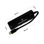 HUB PERFECT CHOICE USB-C 3 EN 1, USB-A 30 / USB-A 20 / USB-C