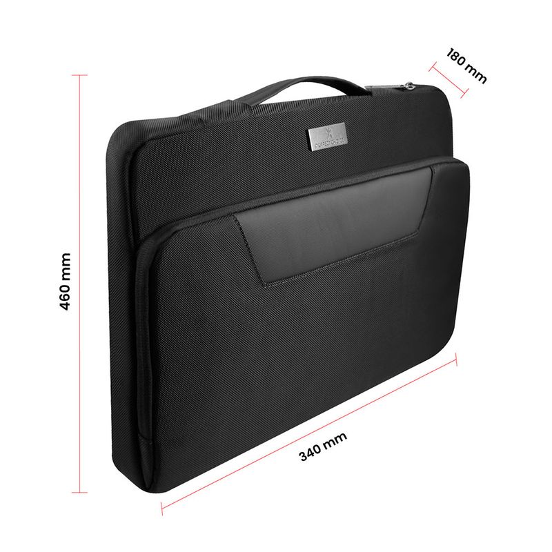 PORTAFOLIO SILHOUETTE P/LAPTOP 156", NEGRO