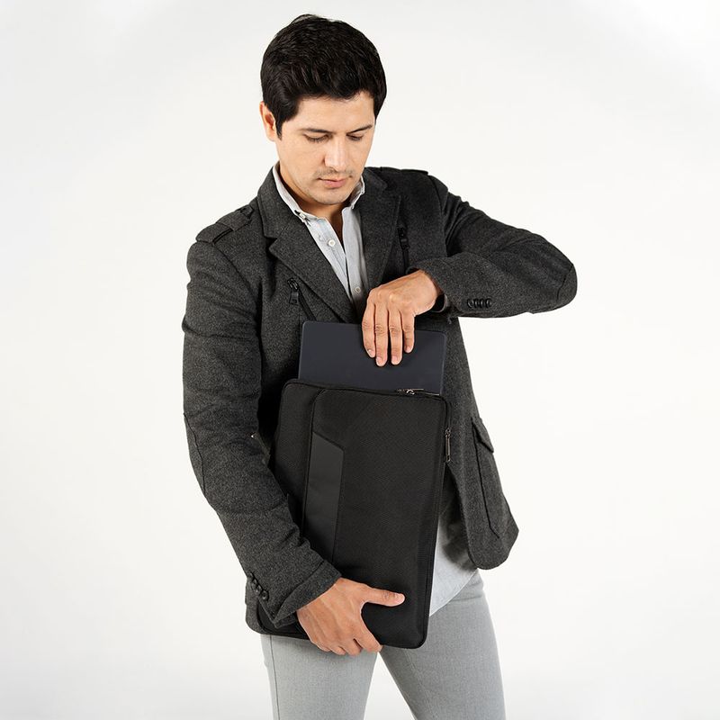 PORTAFOLIO SILHOUETTE P/LAPTOP 156", NEGRO